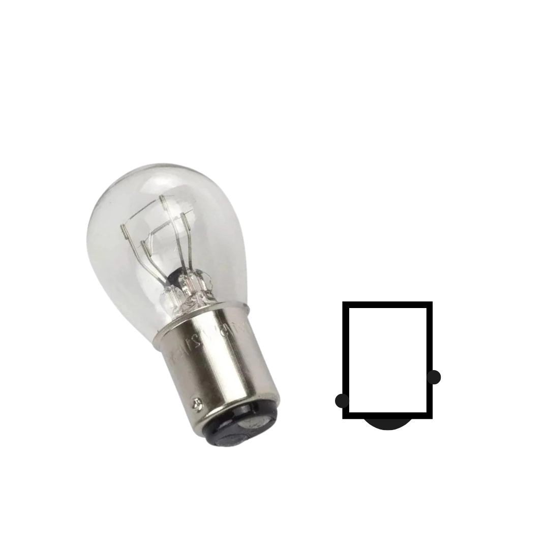 Lampada 21/5w 2 Polos 12V Gauss 1034 - GL1034 Lampada 21/5w 2 Polos 12V Gauss 1034 - GL1034