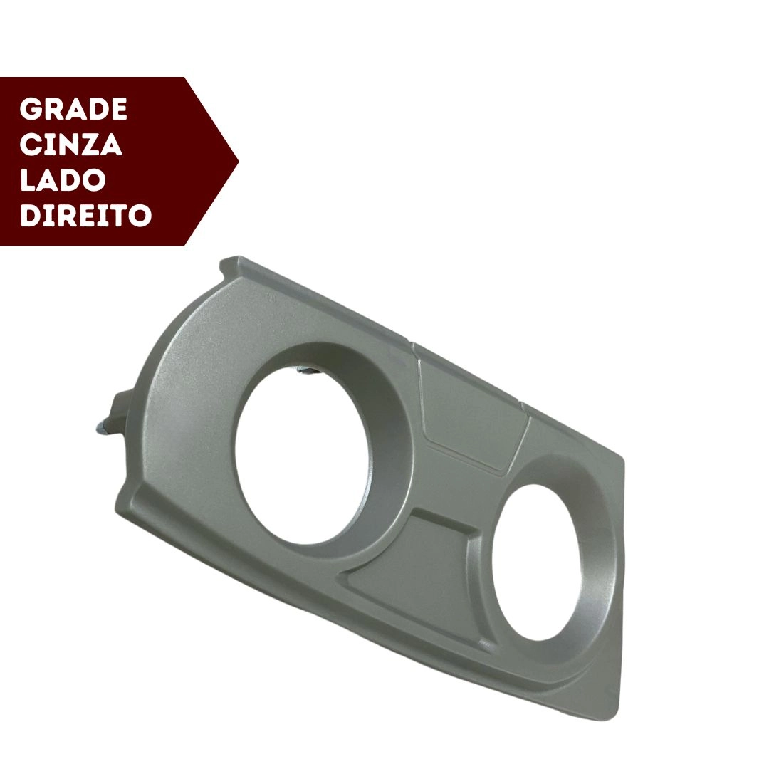 Moldura Farol Auxiliar Para Iveco Stralis Cinza LD