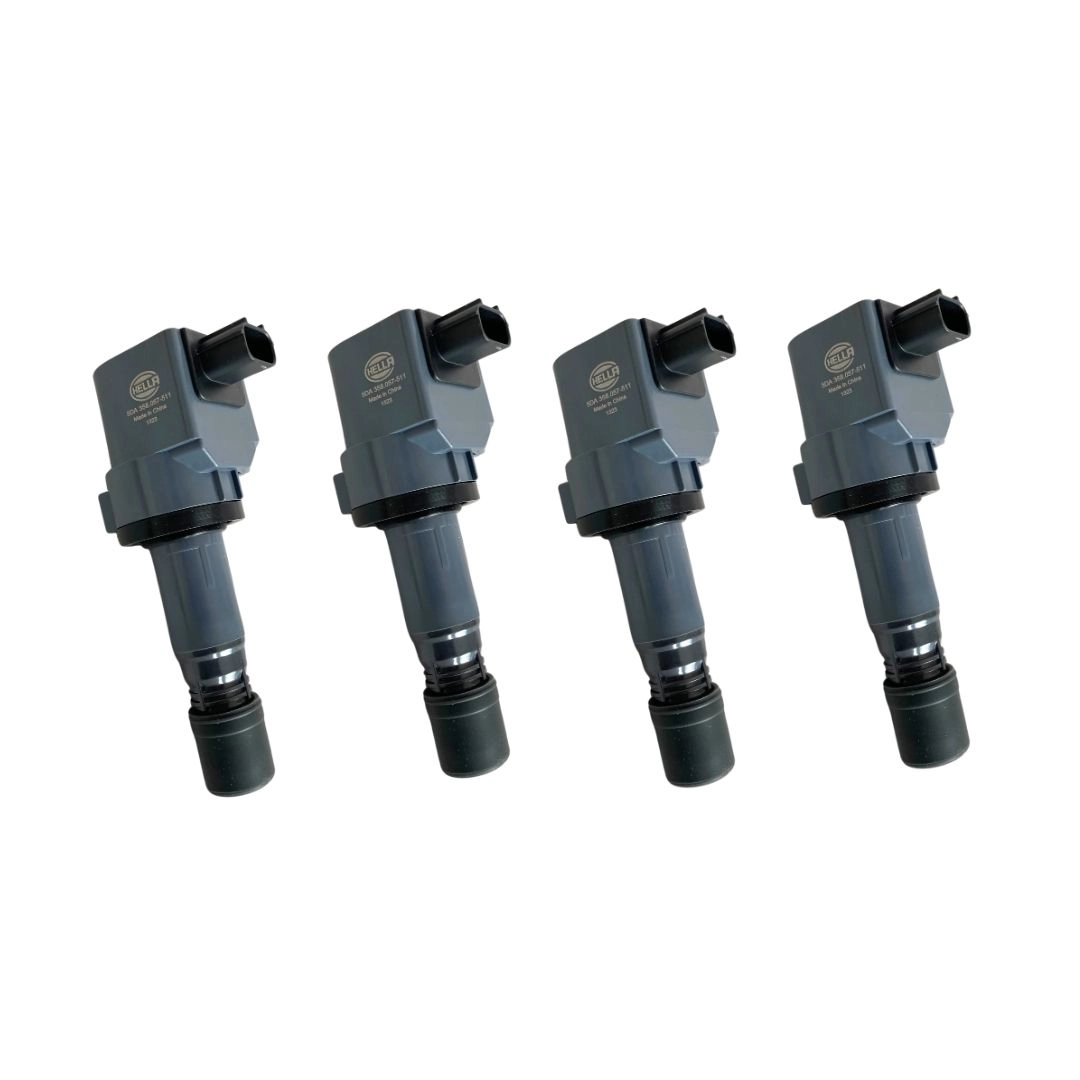 Kit 4 Bobina Ignição Para Civic 1.8 2.0 CR-V 2.0 HR-V Hella