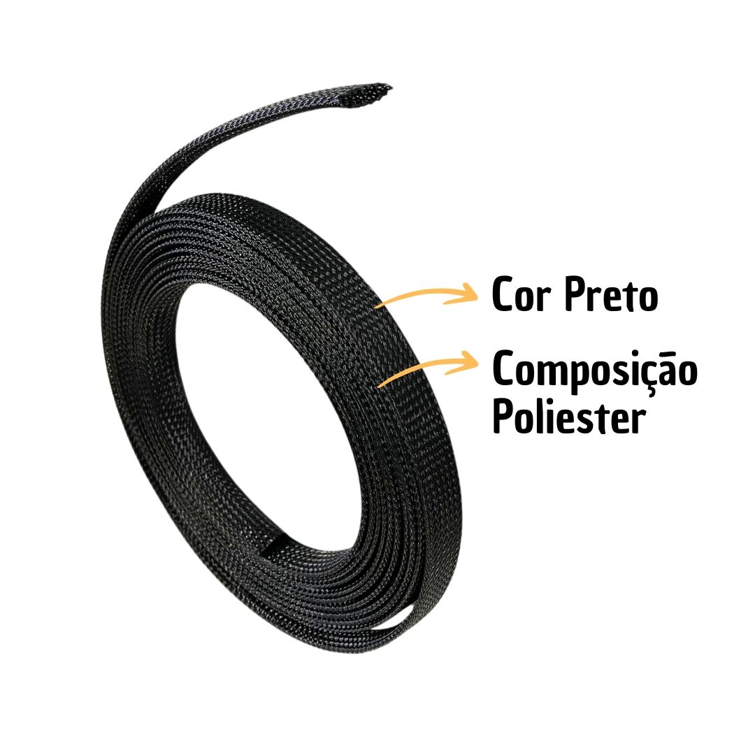 Kit 5 Malha Nautica Expansiva 3mm 5 Metros AntiChama DNI5051 Kit 5 Malha Nautica Expansiva 3mm 5 Metros AntiChama DNI5051