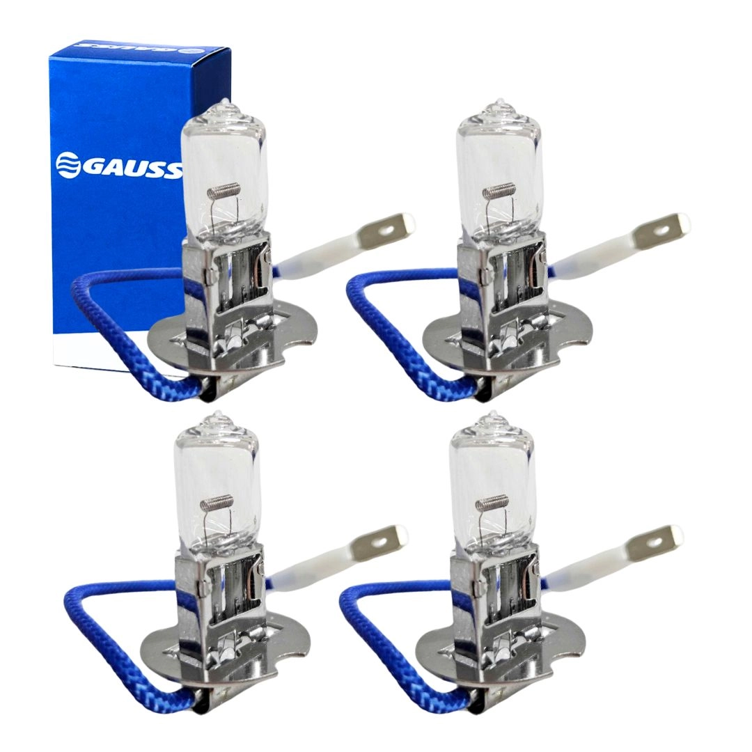 Kit 4 Lâmpadas H3 12v 55w Aprovado INMETRO