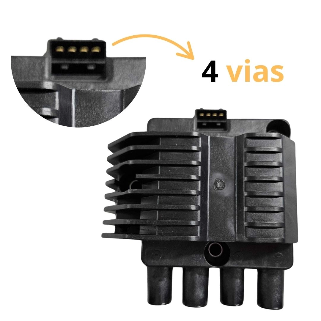 Bobina Ignição Para Corsa 1.0 8V 2002 a 2011 Delphi