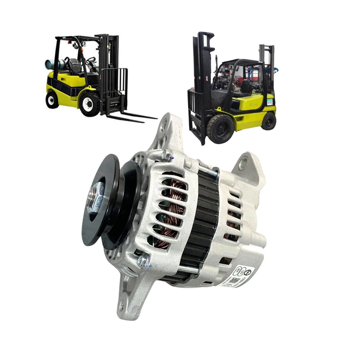 Alternador 40A 12V 1 Filete Para Empilhadeira Clark C25 C30 C35C Motor Mazda FE Zen 45004 A7T03277A Alternador 40A 12V 1 Filete Para Empilhadeira Clark C25 C30 C35C Motor Mazda FE Zen 45004 A7T03277A