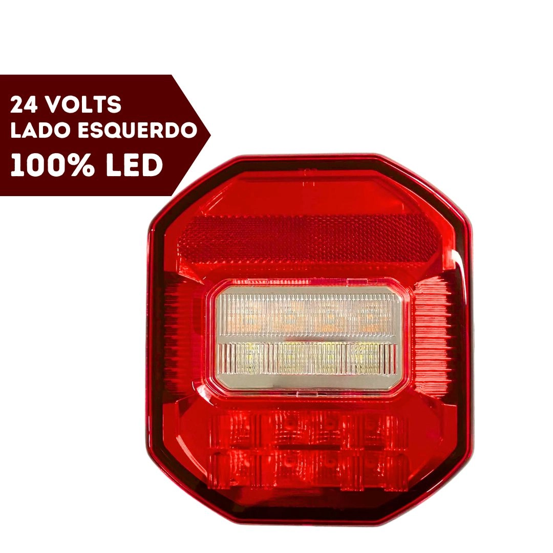 Lanterna Traseira Marmita Ford Cargo Vw Constellation LED LE