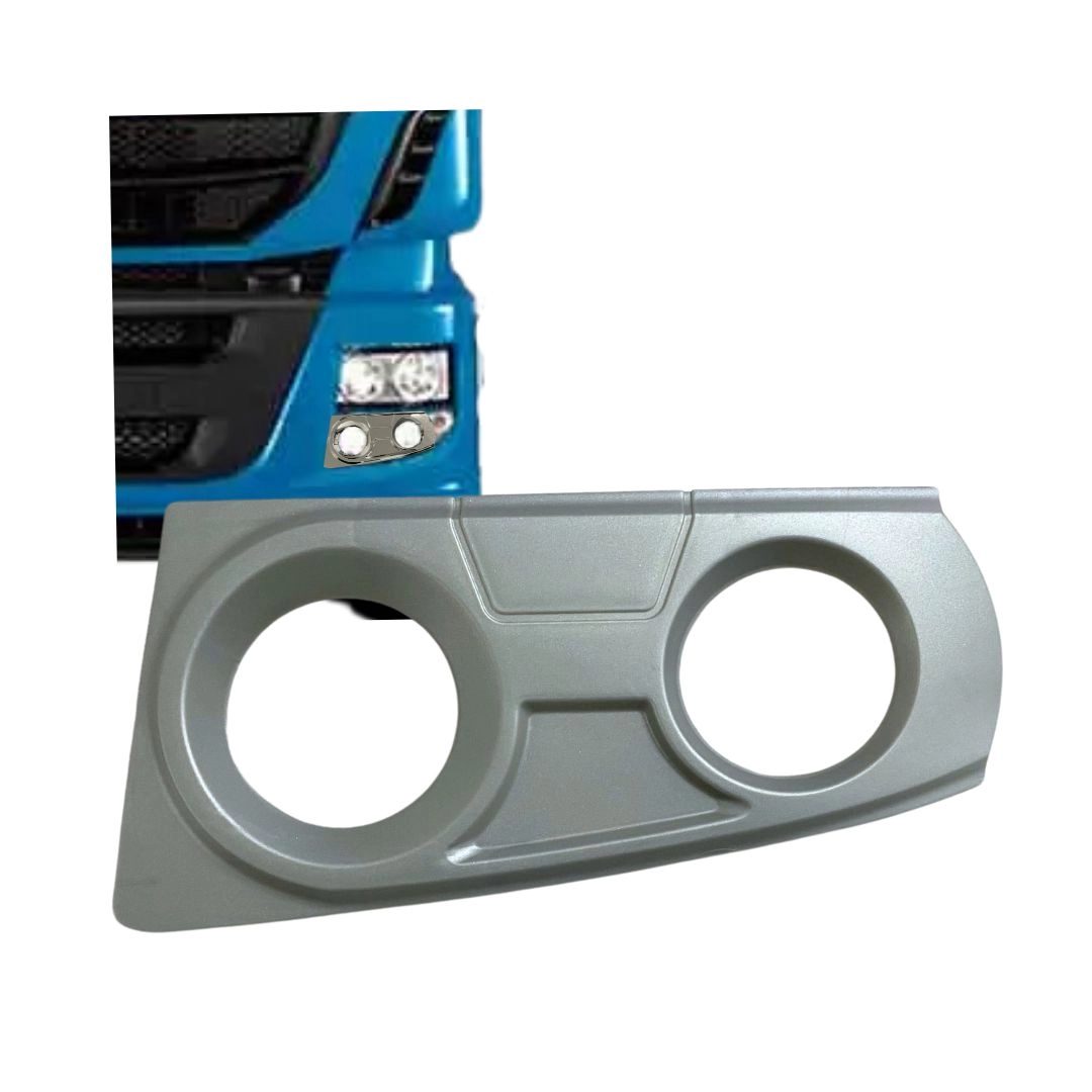 Moldura Farol Auxiliar Iveco Stralis Para Cinza Esquerdo Moldura Farol Auxiliar Iveco Stralis Para Cinza Esquerdo