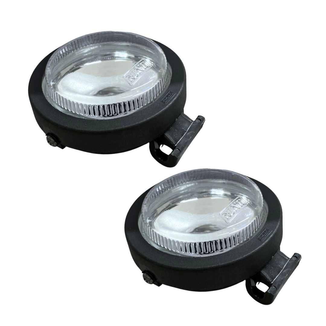 Par Farol Auxiliar Mini Milha Redondo Longo Alcance Univ. Par Farol Auxiliar Mini Milha Redondo Longo Alcance Univ.