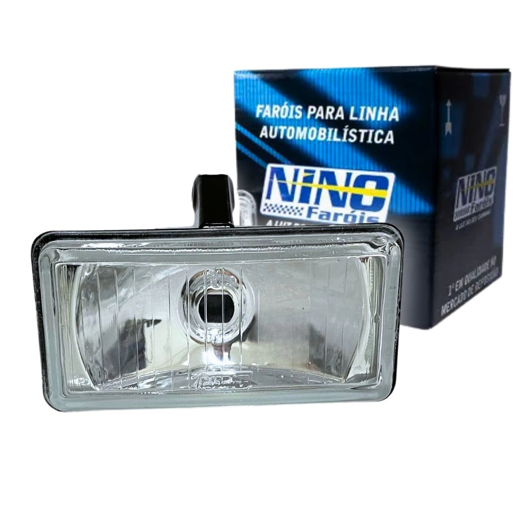 Farol Auxiliar Milha Retangular Universal H3 152x178mm Farol Auxiliar Milha Retangular Universal H3 152x178mm