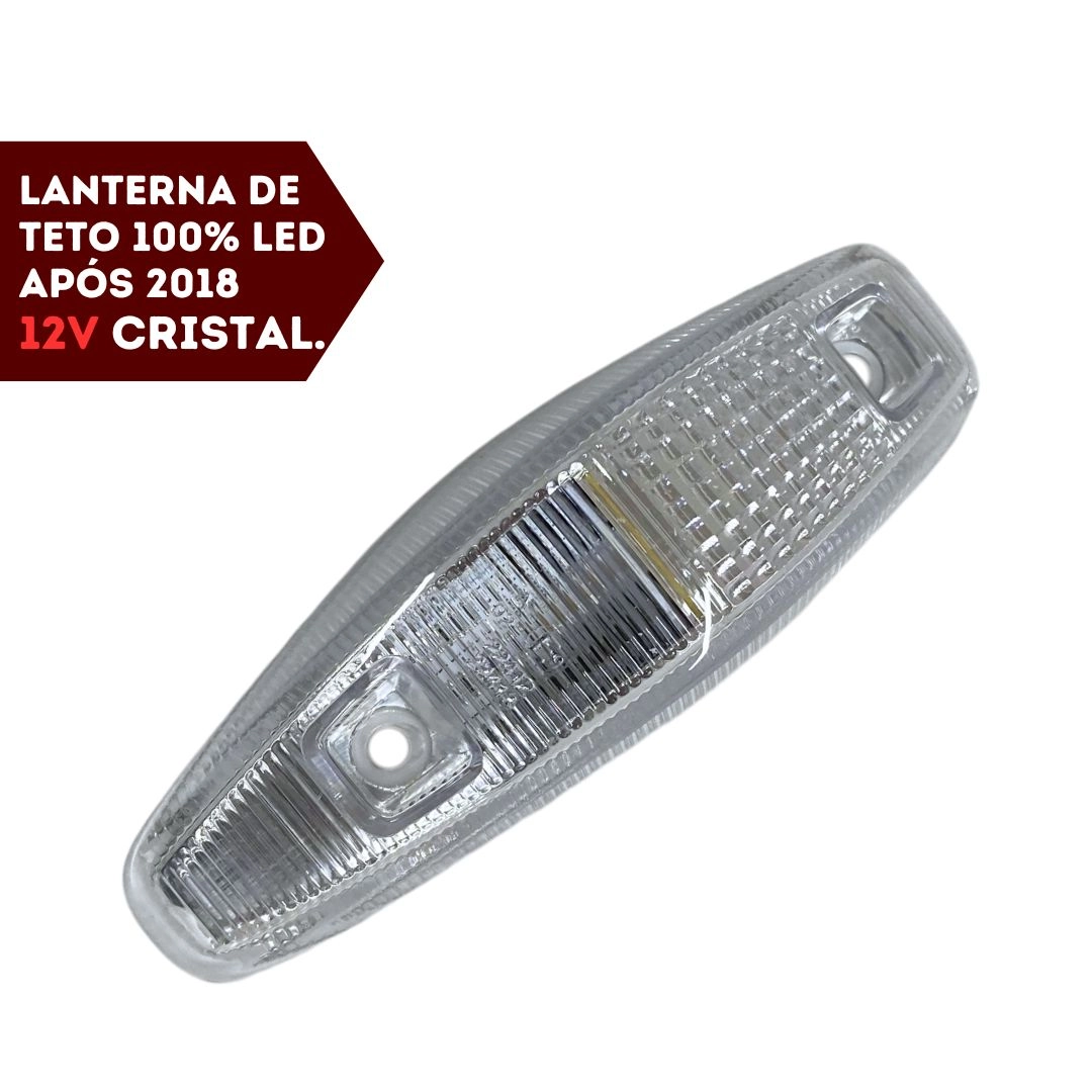 Lanterna Teto Cabine Frontal VW Delivery Novo LED 12V CR Lanterna Teto Cabine Frontal VW Delivery Novo LED 12V CR