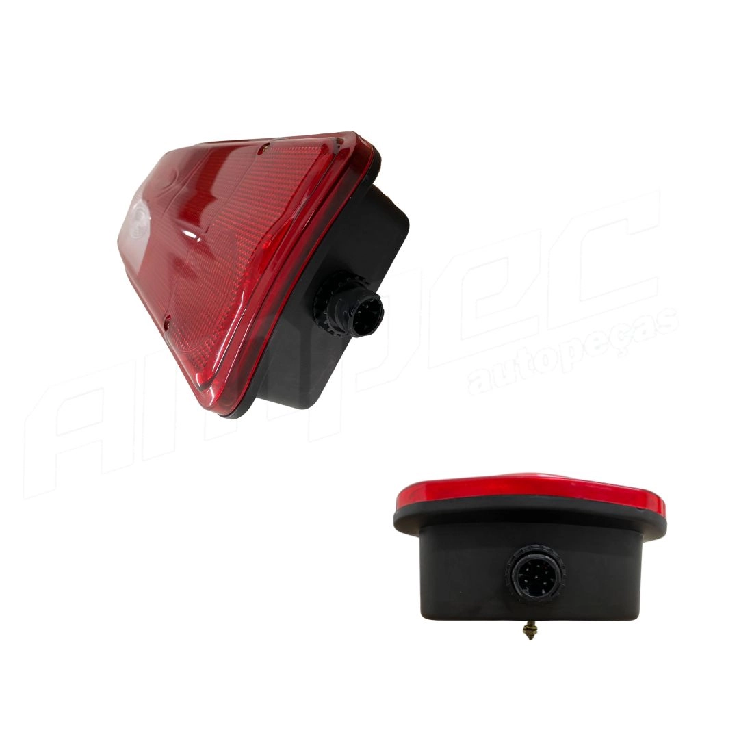 Lanterna Traseira Botinha LED 24v Para Scania Série 4 Scania Série 5 Após 2007 Com Vigia  Esquerdo