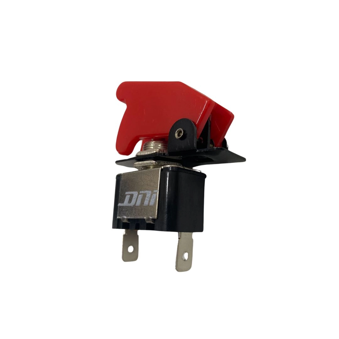 Kit 2 Chave Botão Liga Desliga 2 Posições Vermelha Tipo Caça