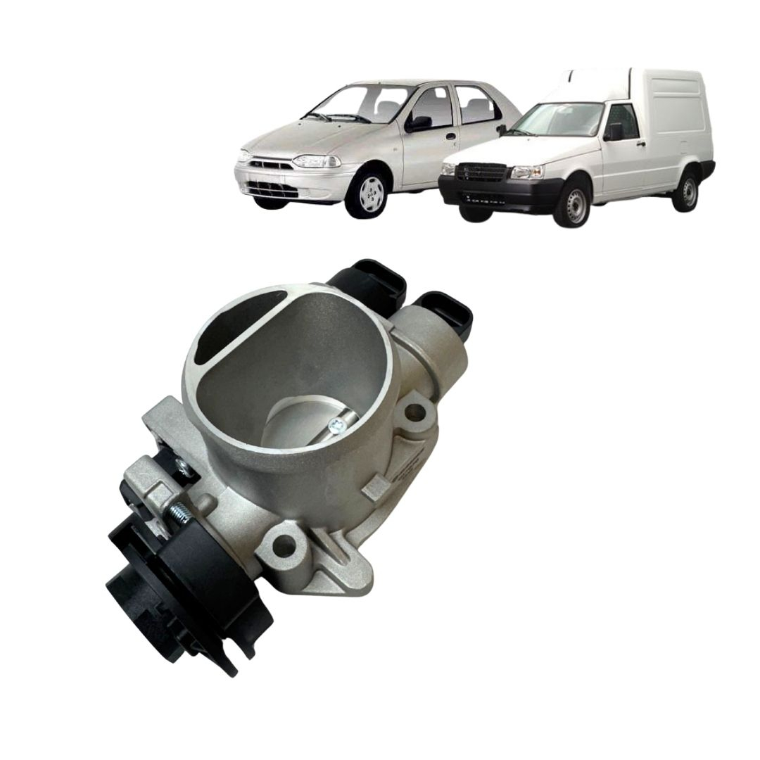 Corpo de Borboleta TBI Eletrônico 12V 2 Pinos Para Fiat Palio 1.3 1.5 e Fiorino Furgão 1.3 Gauss Corpo de Borboleta TBI Eletrônico 12V 2 Pinos Para Fiat Palio 1.3 1.5 e Fiorino Furgão 1.3 Gauss
