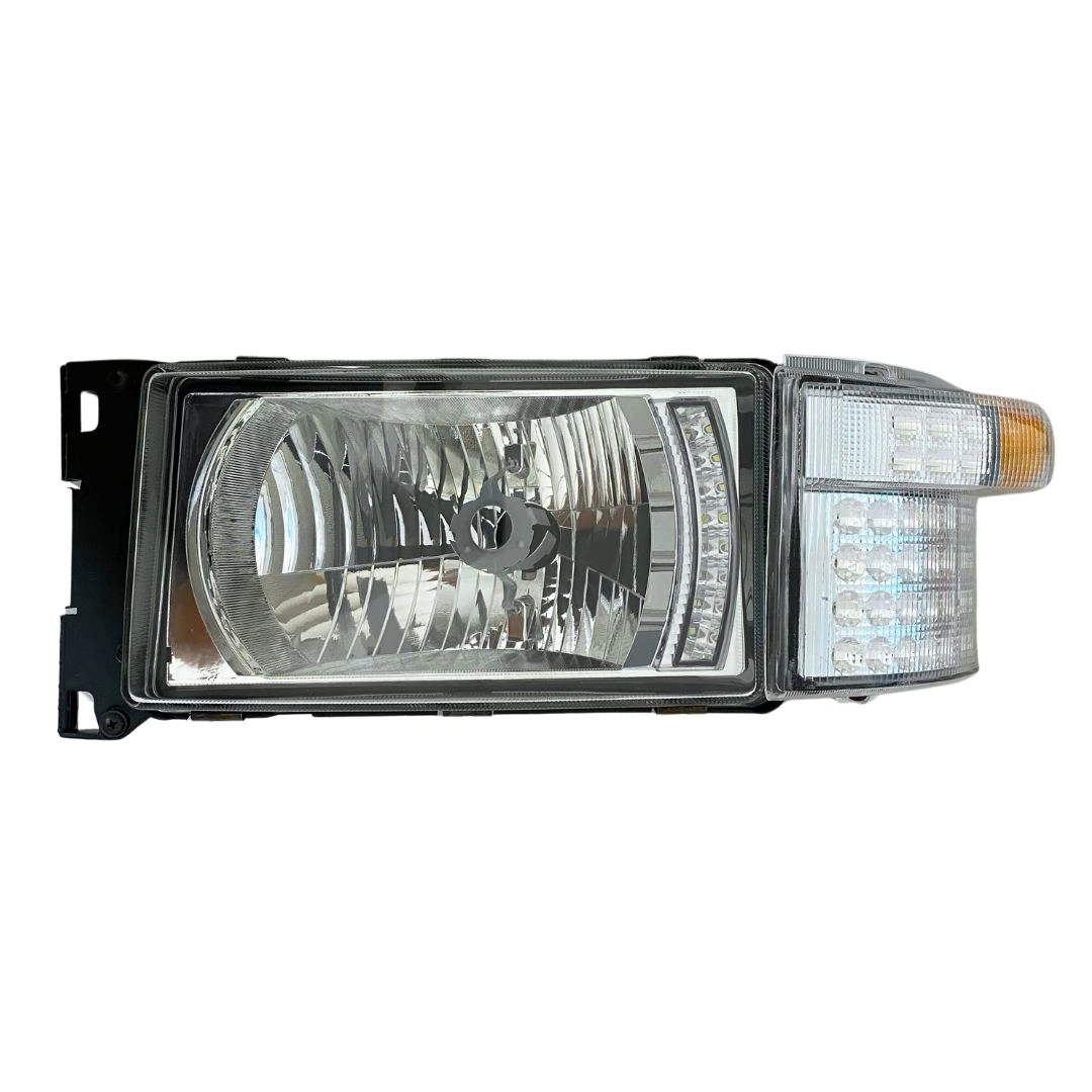 Farol e Lanterna Pisca Seta DRL LED Para Scania S4 LE Farol e Lanterna Pisca Seta DRL LED Para Scania S4 LE