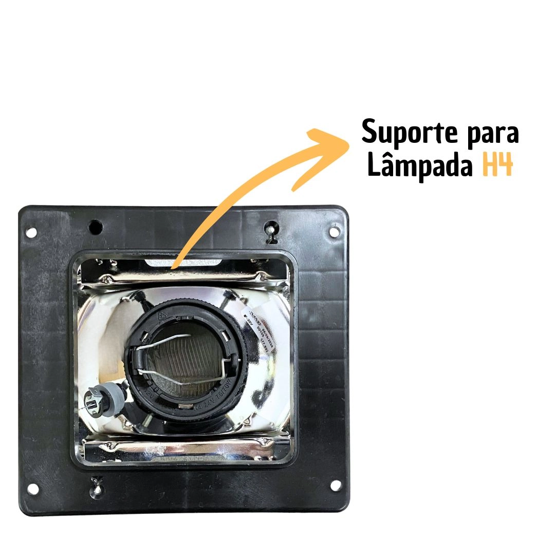 Kit 4 Farol ParaMb Mercedes Bicudo  1113 1313 1513