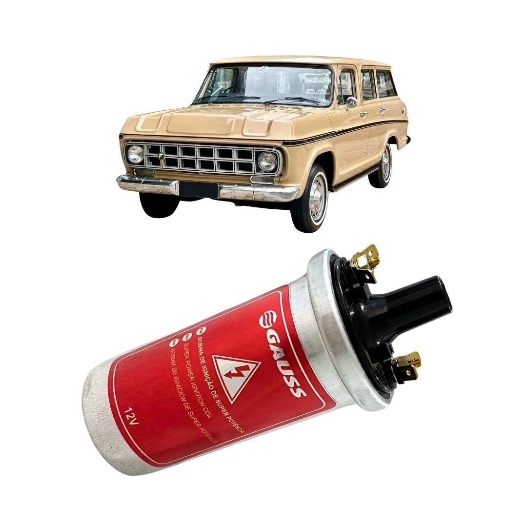 Bobina Ignição 12v Para Veraneio 2.5 1980 a 1986 0221119021 Bobina Ignição 12v Para Veraneio 2.5 1980 a 1986 0221119021