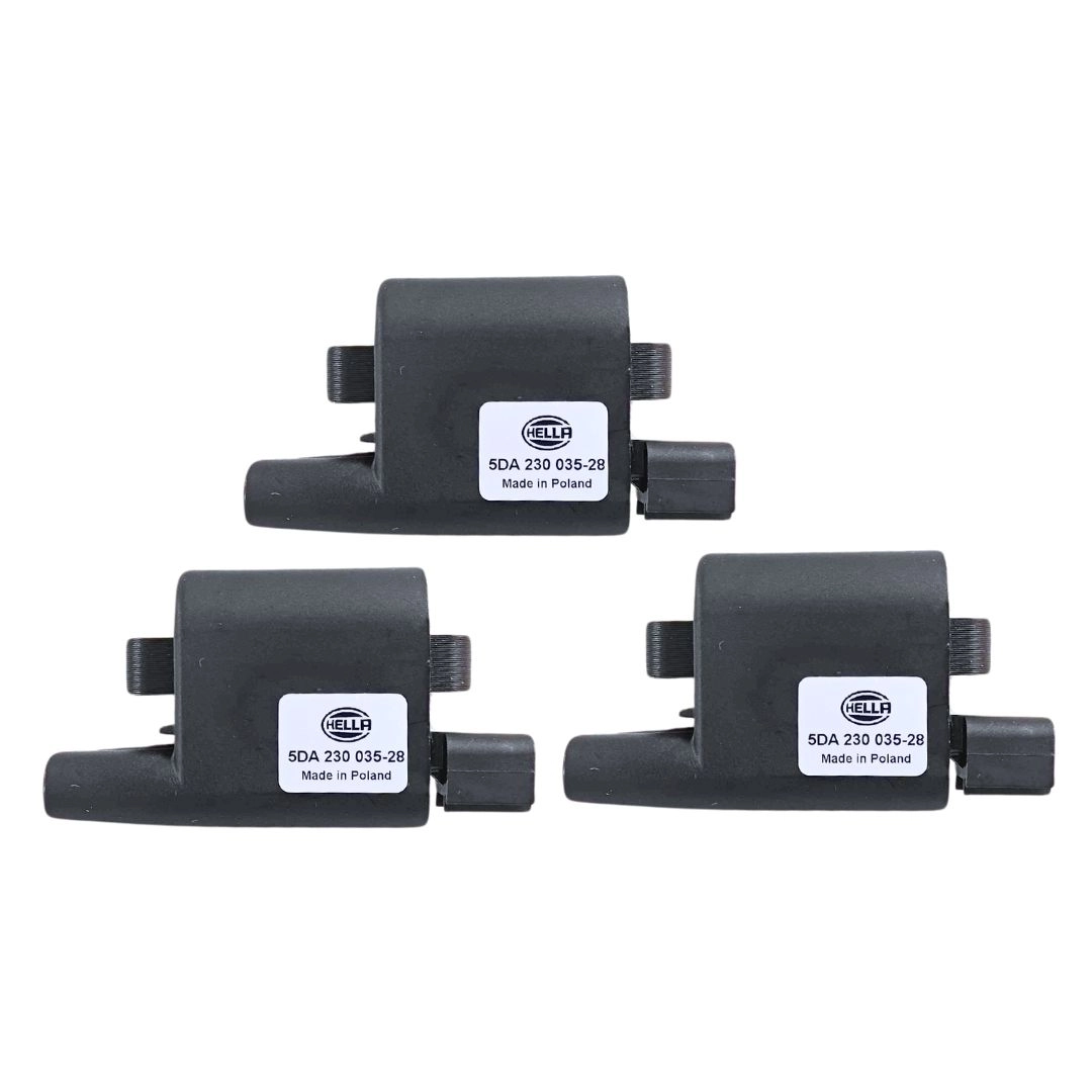 Kit 3 Bobina Ignição Para Pajero 3.0 1990 a 2001 Hella Kit 3 Bobina Ignição Para Pajero 3.0 1990 a 2001 Hella