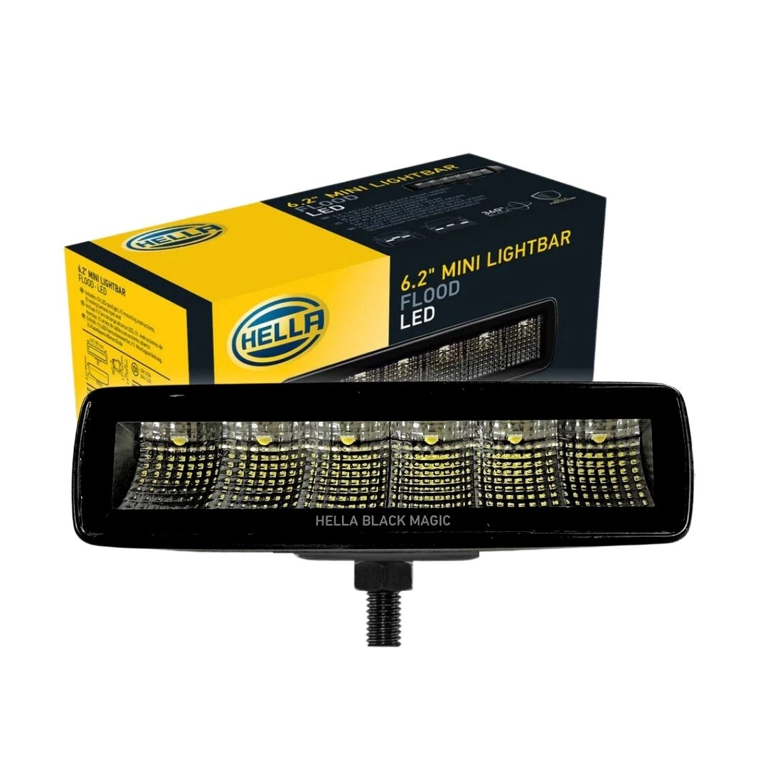 Mini Barra Hella Black Magic Led 6.2 Pol 15,7 Cm flood 1FB358176201