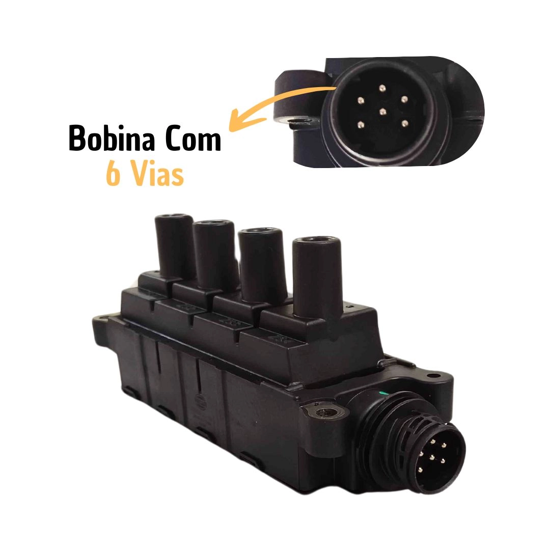 Bobina de Ignição Para BMW 316i 318iS Gasolina 90 a 96 Hella Bobina de Ignição Para BMW 316i 318iS Gasolina 90 a 96 Hella