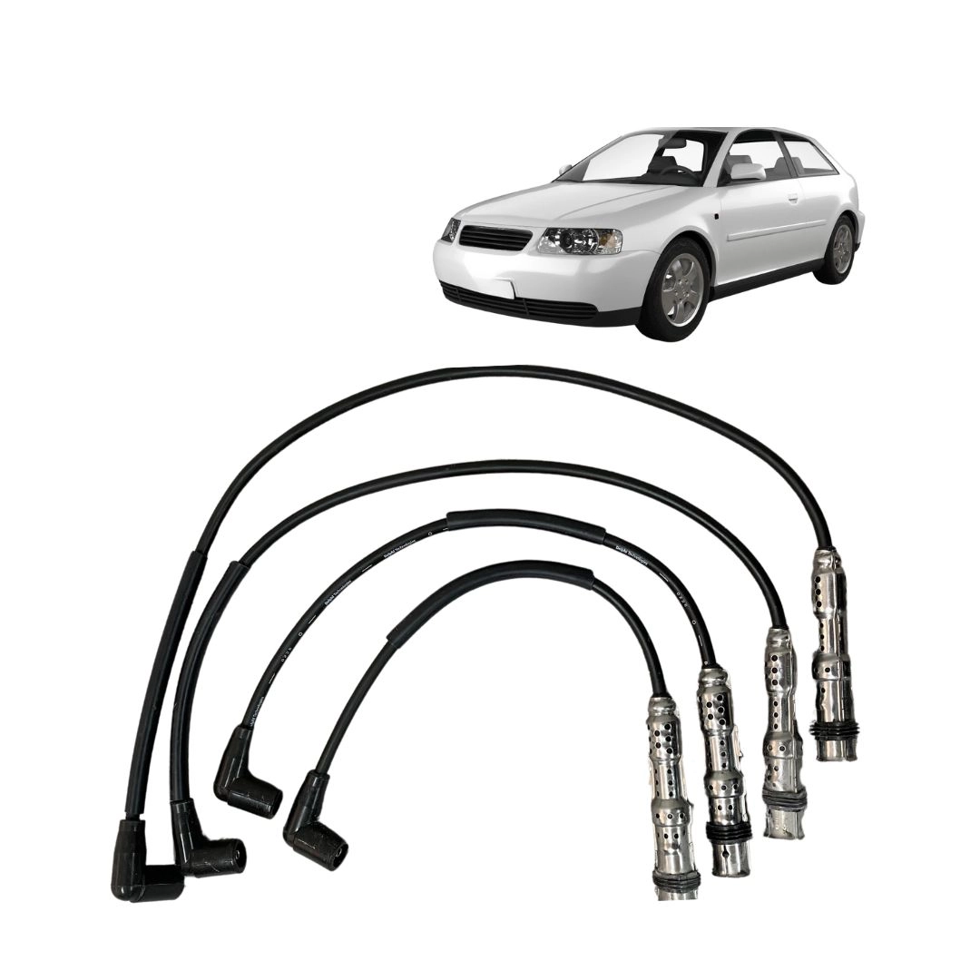 Jogo 4 Cabos de Ignição Para Audi A3 1.6 032905409B