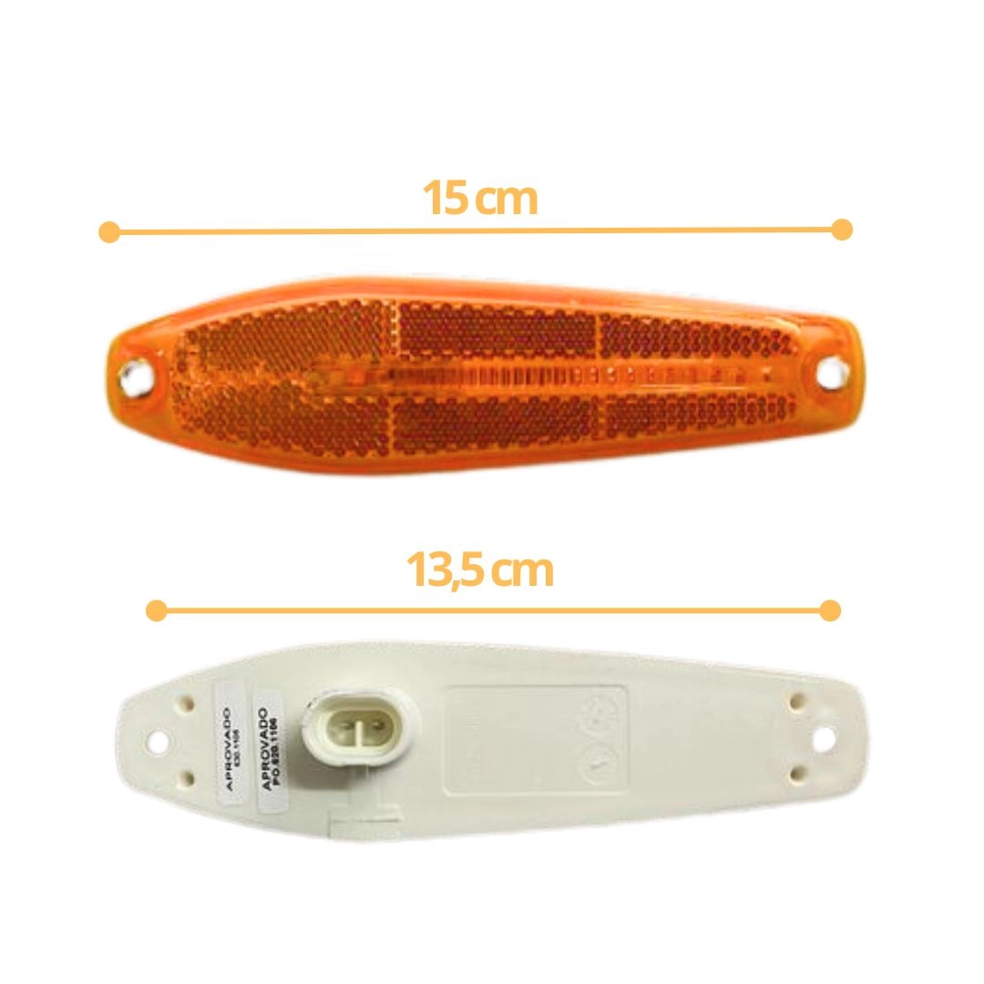 Kit 5 Lanterna Posição Lateral Refletor LED Bivolt Sinalsul