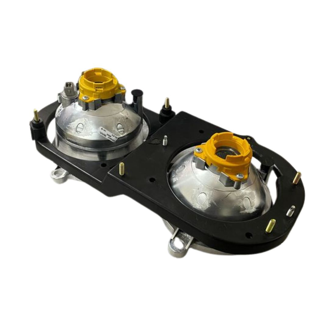 Par Farol Diagonal Dianteiro Duplo Para Caminhão Ford Cargo 2000 a 2006 Nino F-161 F-162