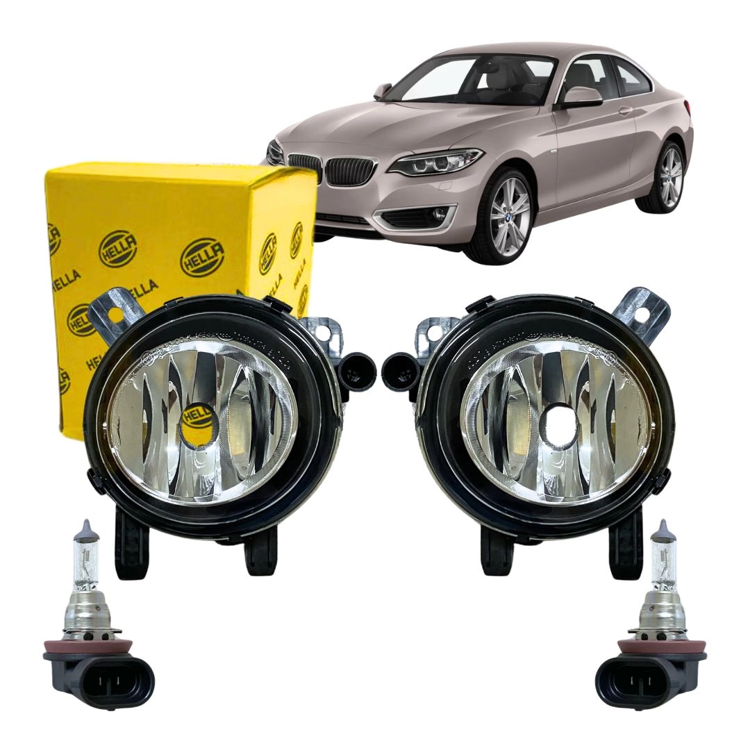 Par Farol Milha Para BMW M240i xDrive 2015 a 2021 Hella