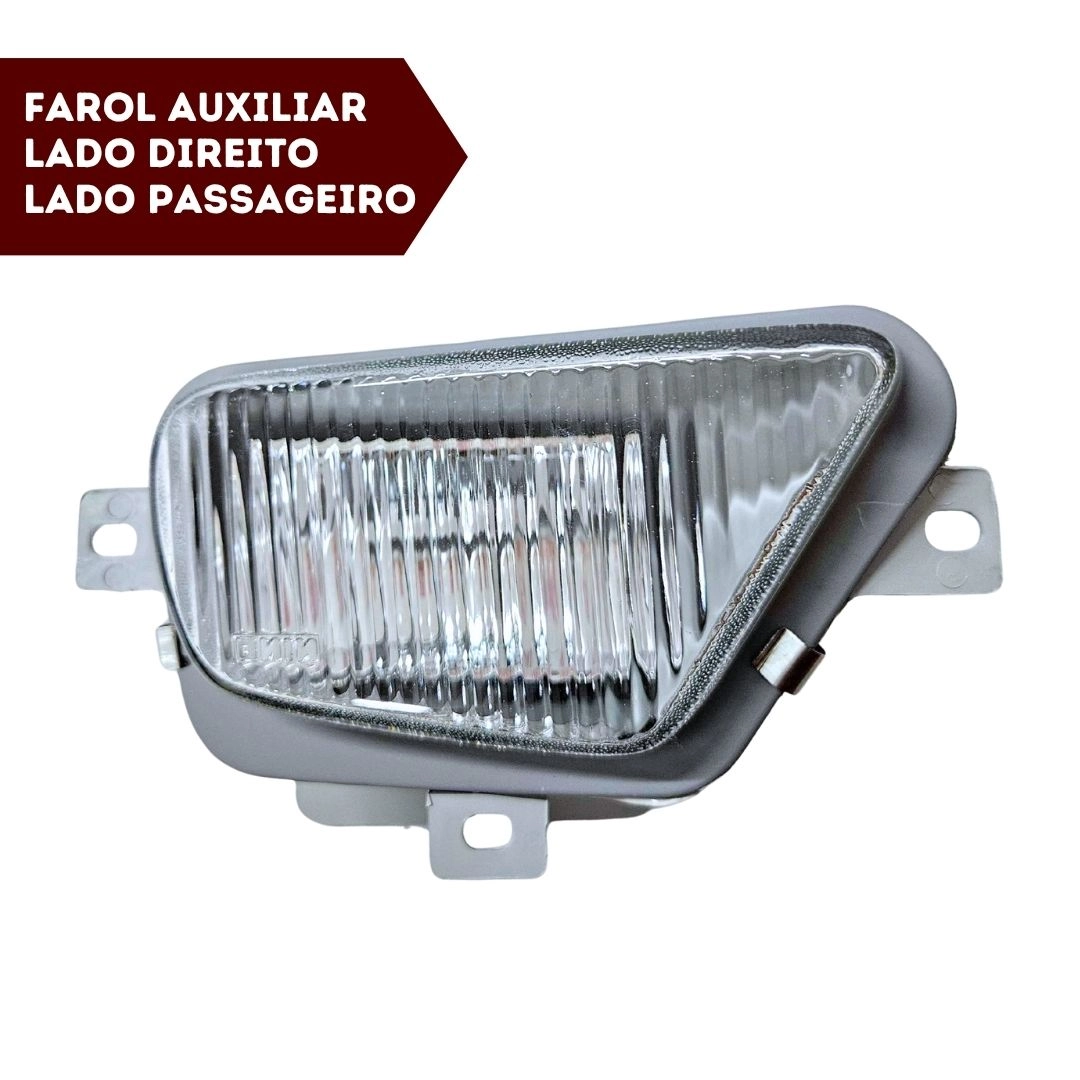 Farol Auxiliar Neblina Para S10 Blazer 1999 a 2000 Vidro LD Farol Auxiliar Neblina Para S10 Blazer 1999 a 2000 Vidro LD