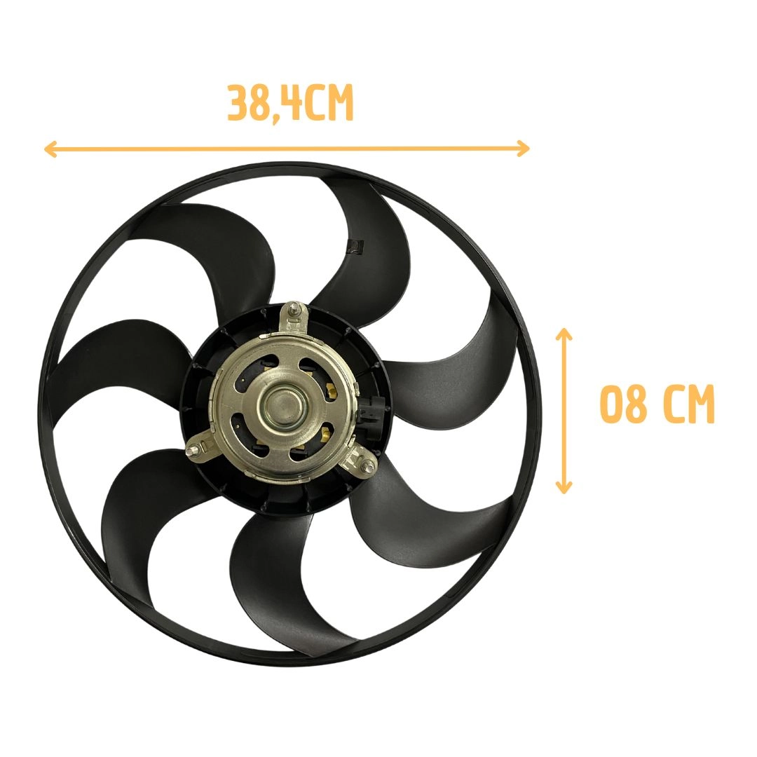 Ventoinha Radiador Para Mobi Uno Palio Gran Siena