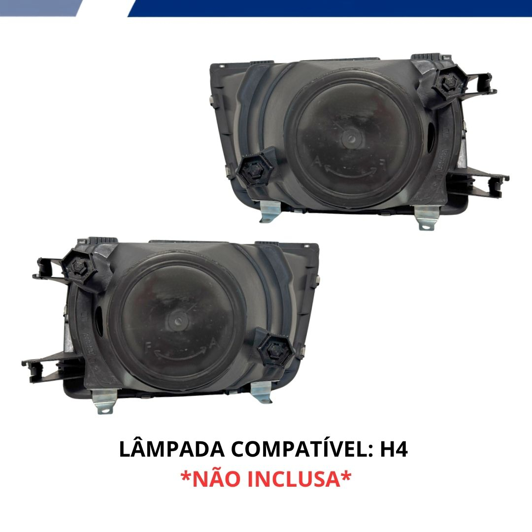 Par Farol Principal Lado Esquerdo e Direito Vidro GM Monza 1982 a 1987 Hatch Sedan Perua Par Farol Principal Lado Esquerdo e Direito Vidro GM Monza 1982 a 1987 Hatch Sedan Perua