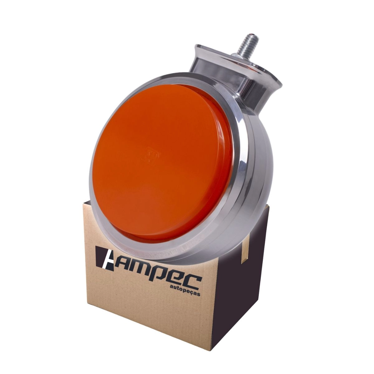 Lanterna Bojuda Foguinho Maria LED Cromada Bivolt Amarela Lanterna Bojuda Foguinho Maria LED Cromada Bivolt Amarela