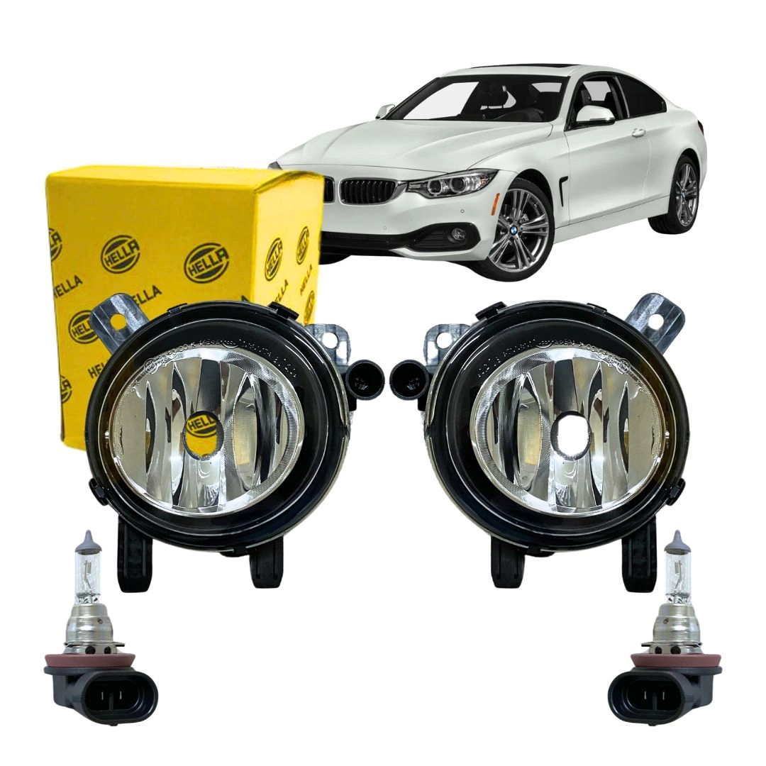 Par Farol Milha Para BMW 320i 328i xDrive 2013 a 2016 Hella