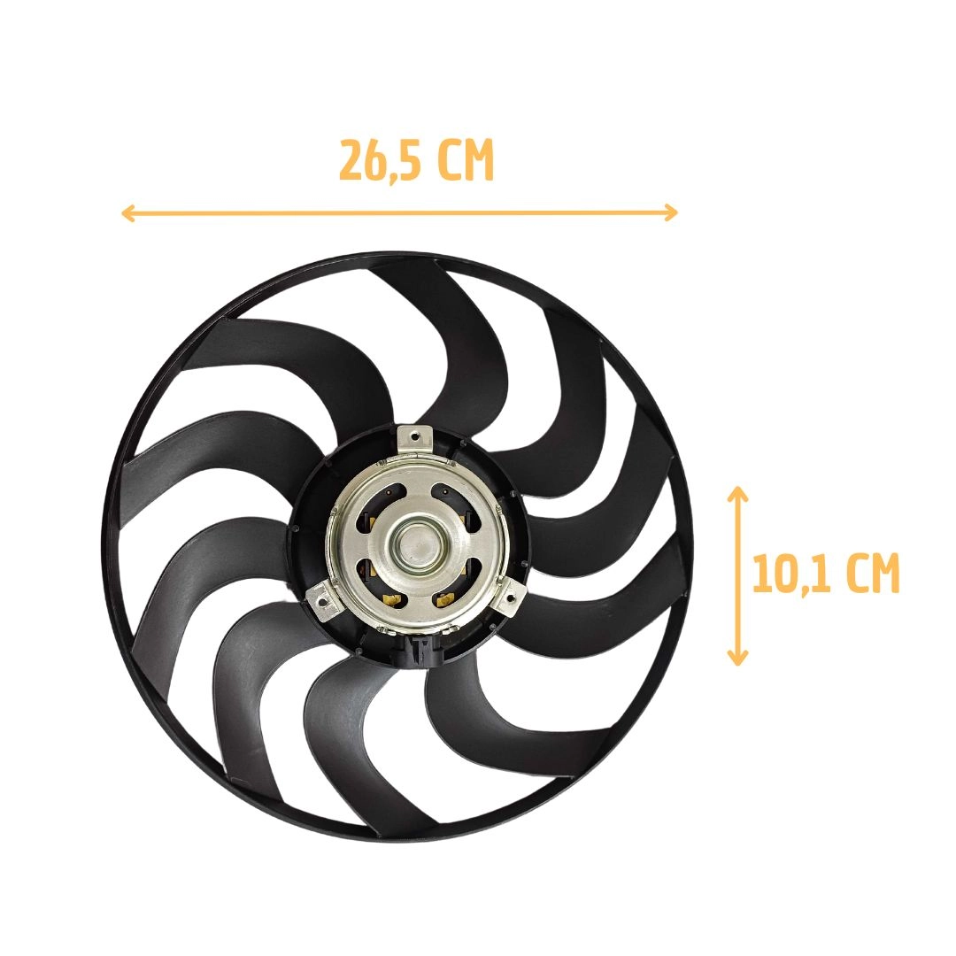 Ventoinha Radiador Para Mobi 1.0 Strada 1.4