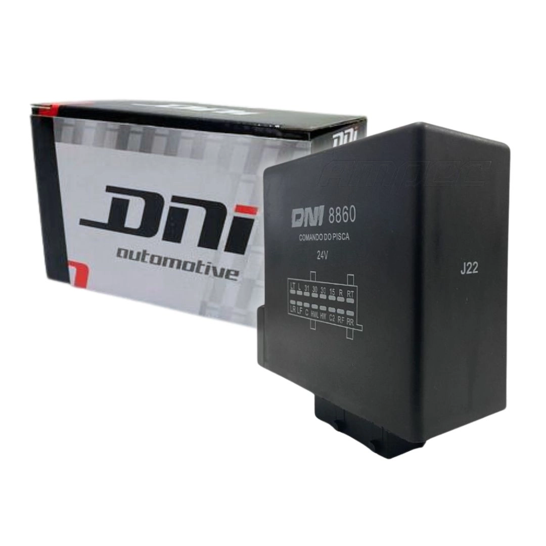 Rele Comando Pisca Compatível Scania 24V 16 Terminais Rele Comando Pisca Compatível Scania 24V 16 Terminais