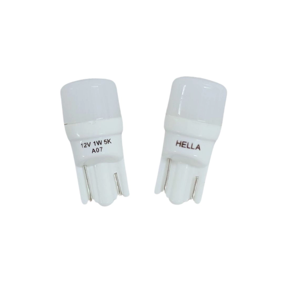 Lâmpada Led Pingão W5W Luz Branca 12v 921 LED 5k HELLA Lâmpada Led Pingão W5W Luz Branca 12v 921 LED 5k HELLA
