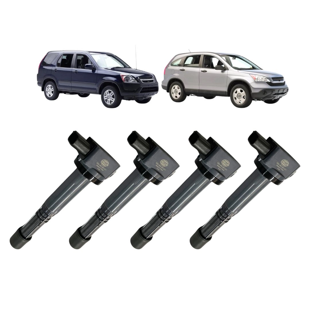 Kit 4 Bobina Ignição Para Honda CR-V 2.0 2.4 Gasolina Hella