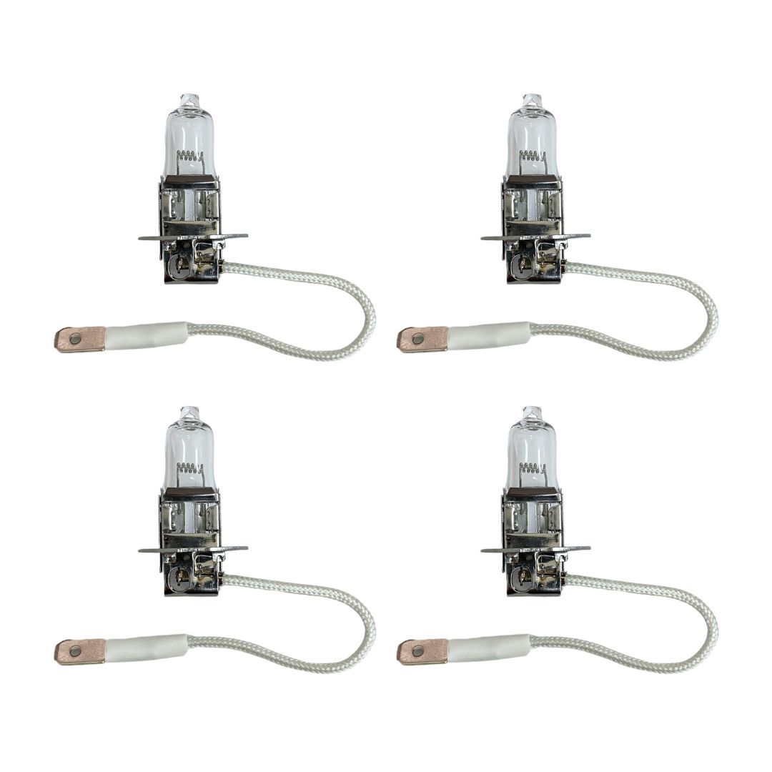 Par Farol Auxiliar Milha e Neblina Foco Duplo Com Moldura Para Volvo FM FH Com Lâmpadas