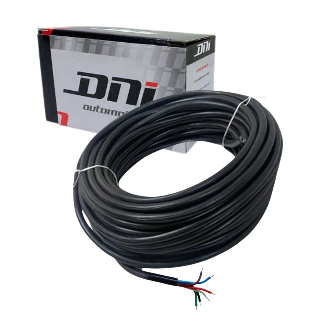 Cabo PP 6 vias 1mm Cobre Rolo c/ 25 Metros DNI Hyb PP 610 Cabo PP 6 vias 1mm Cobre Rolo c/ 25 Metros DNI Hyb PP 610