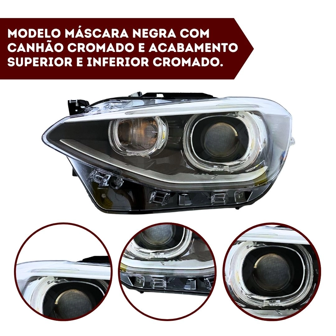 Farol Para BMW 120i 125i M135i 2011 a 2019 Bi Xenon LE Hella