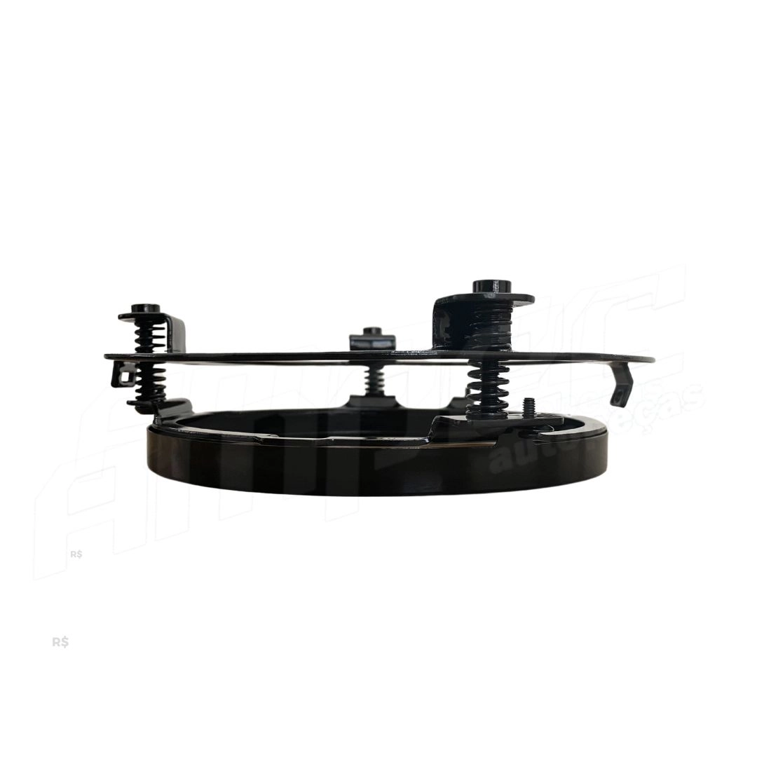 Kit 2 Farol Angel Eye Led + Suporte Jeep Troller Fusca Kombi