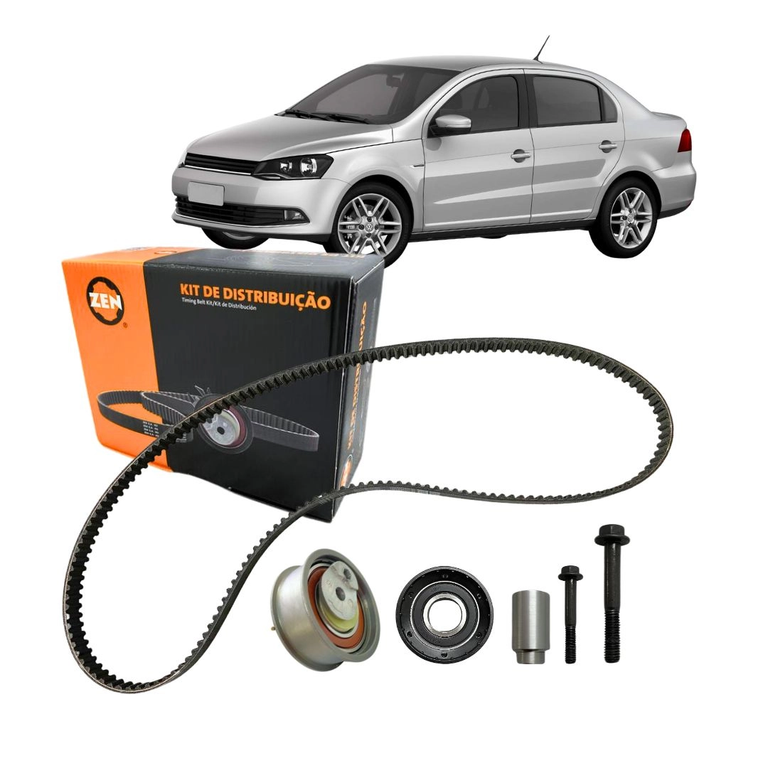 Kit Polia Tensor Correia Dentada Para Voyage 1.0 Após 2016 Kit Polia Tensor Correia Dentada Para Voyage 1.0 Após 2016