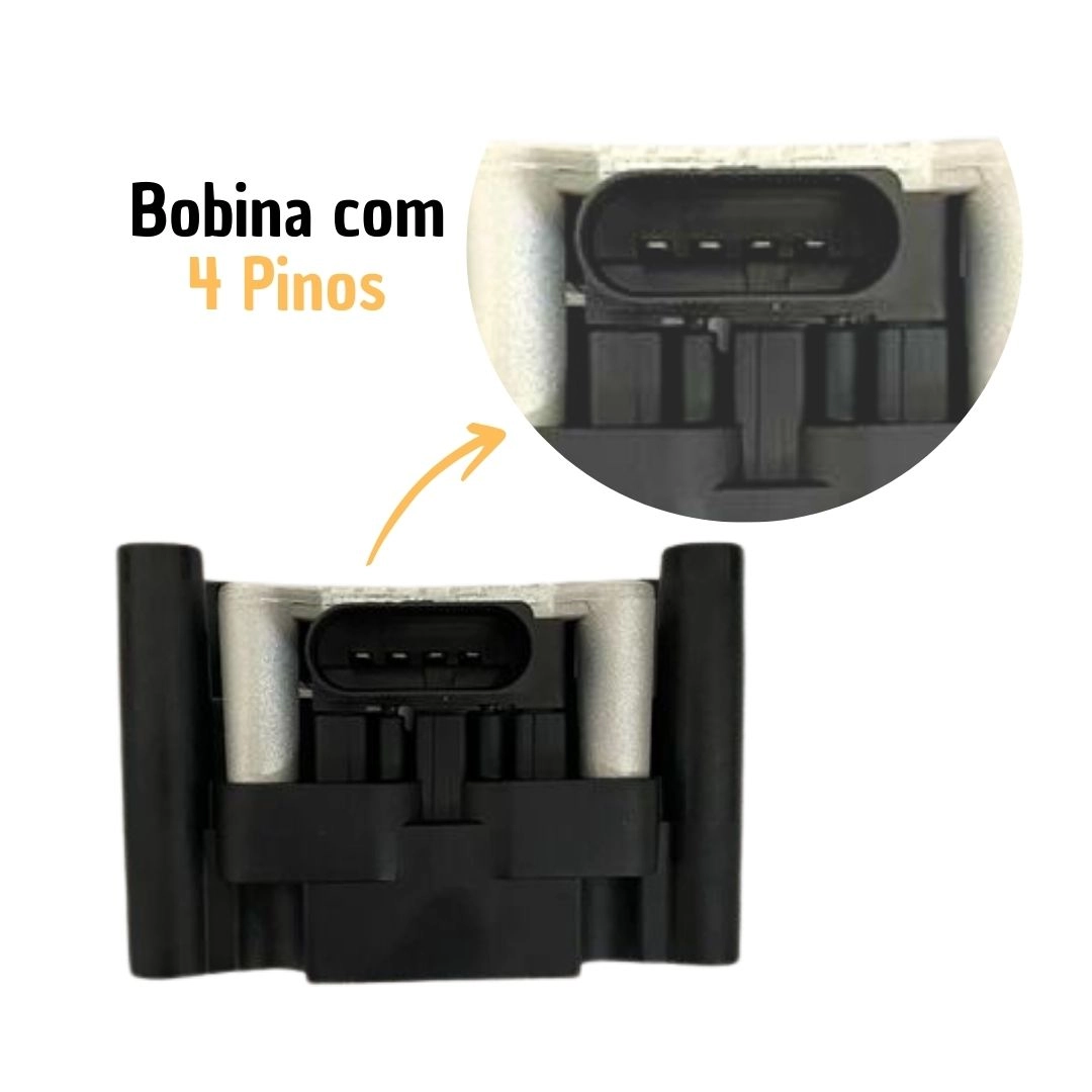 Bobina Módulo Ignição VW Gol Fox Parati Polo Hella HBI0017 Bobina Módulo Ignição VW Gol Fox Parati Polo Hella HBI0017