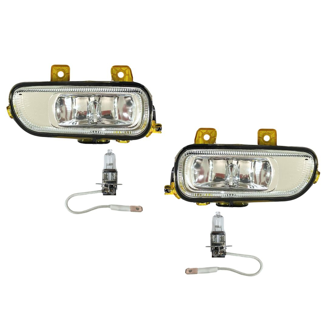 Par Farol Auxiliar Milha Para Mercedes Benz Axor 2006 a 2022 Autolux 9408200156 9408200056