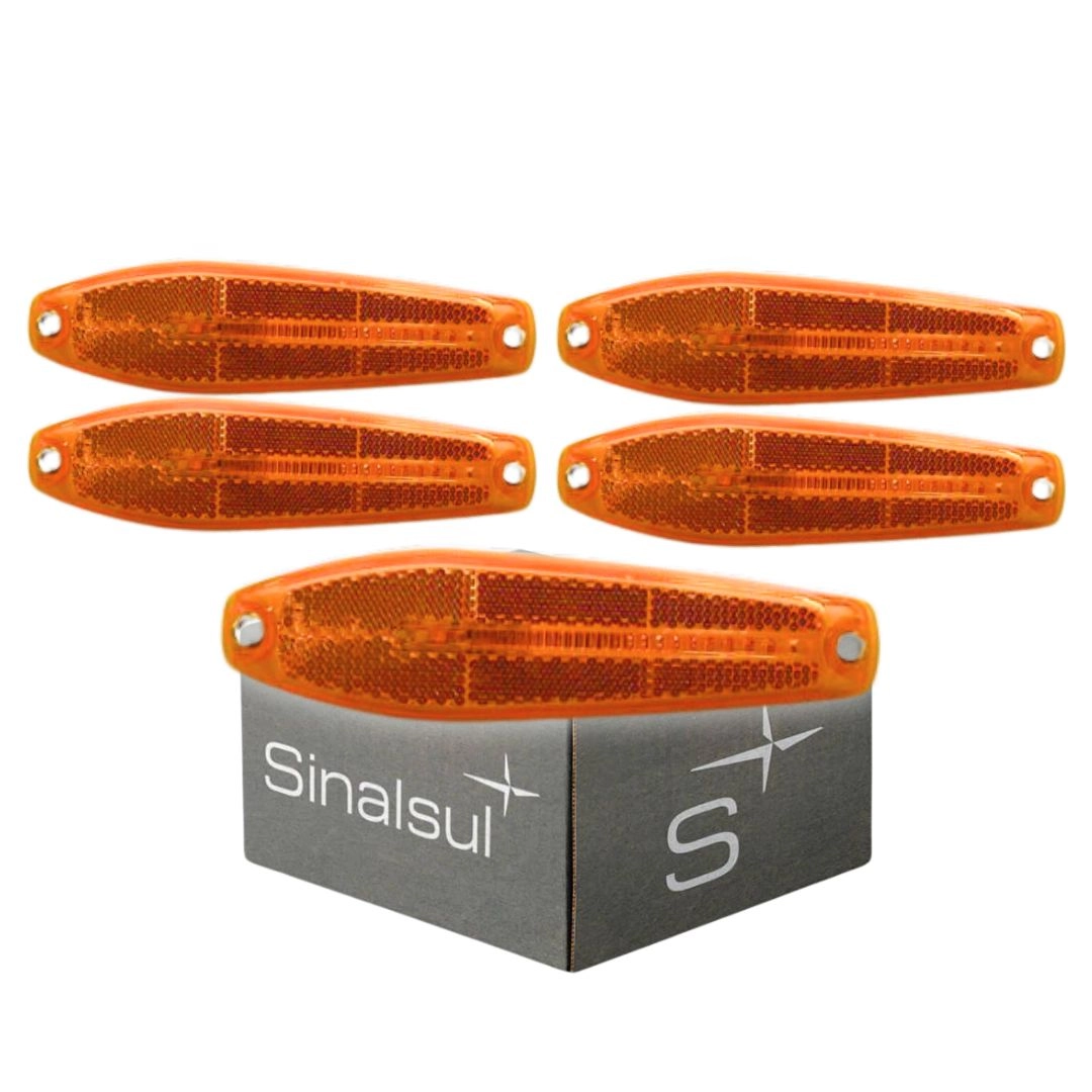 Kit 5 Lanterna Posição Lateral Refletor LED Bivolt Sinalsul