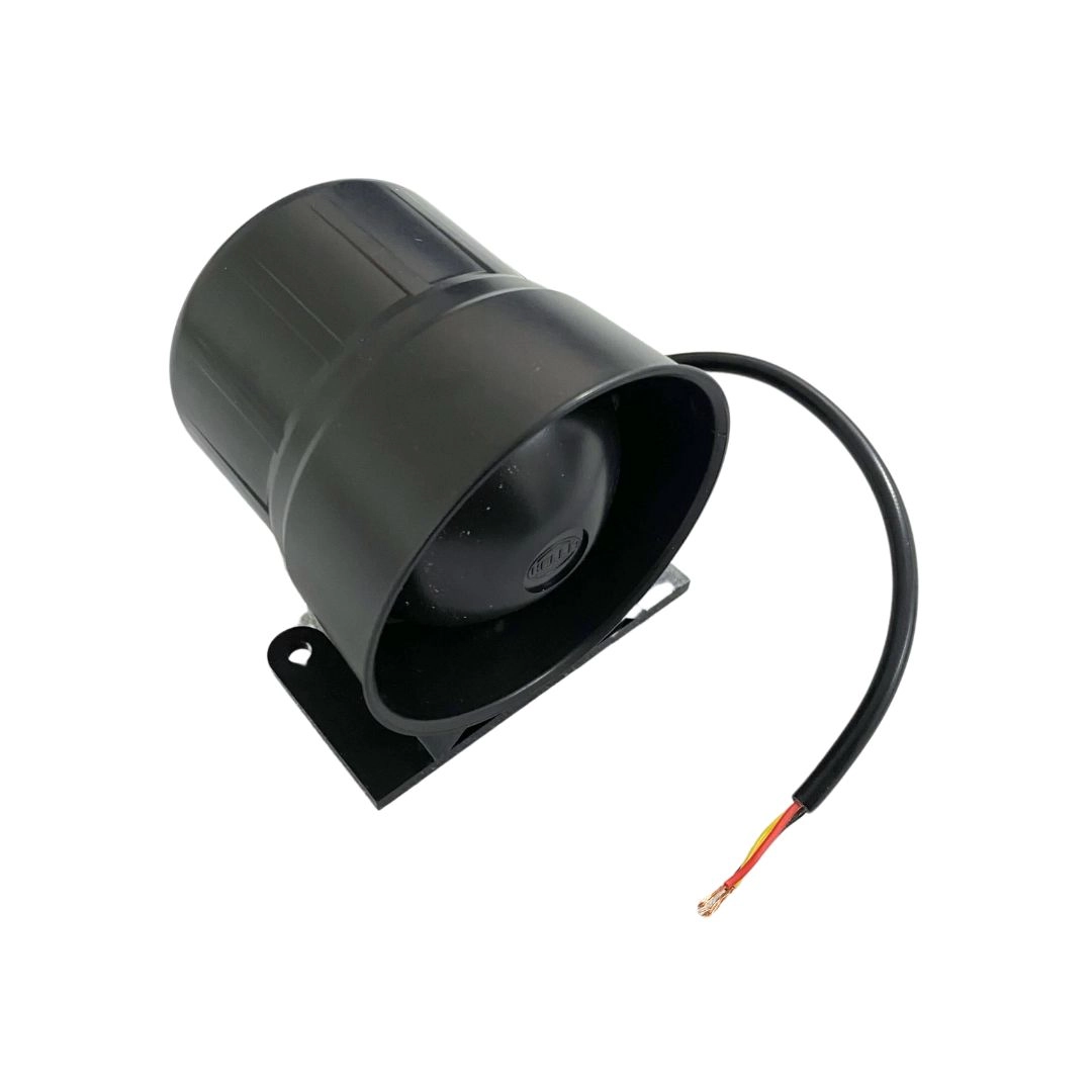 Sirene de Marcha Ré Intermitente Bivolt 12V 24V Universal 80dB a 110dB Alta Durabilidade Hella 3SL009148541 Original