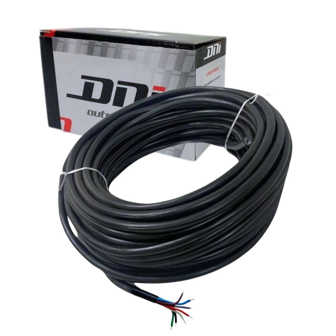 Fio Cabo PP Flexivel 7 Vias Liga de Cobre Rolo Com 25 Metros Cabo PP 7 Fios Cabo PP Instalação Automotiva Fio Cabo PP Flexivel 7 Vias Liga de Cobre Rolo Com 25 Metros Cabo PP 7 Fios Cabo PP Instalação Automotiva