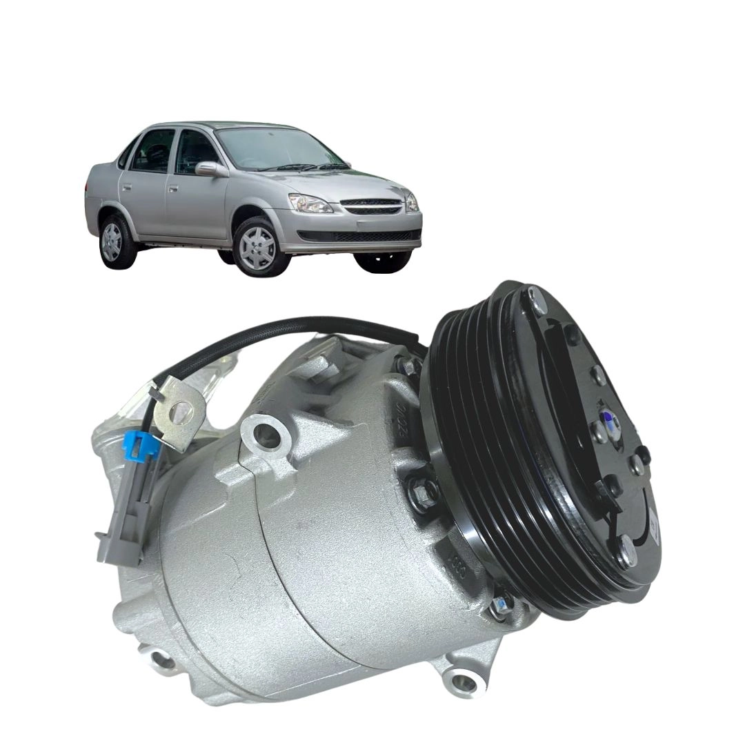 Compressor de Ar Condicionado Para Classic 1.0 2008 a 2014