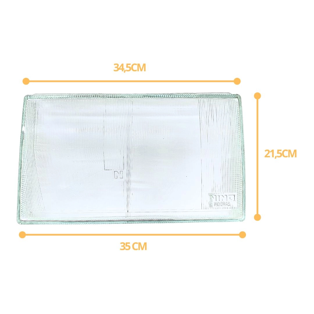 Par Lente Vidro Farol Compatível Volvo NL10 NL12 280 360