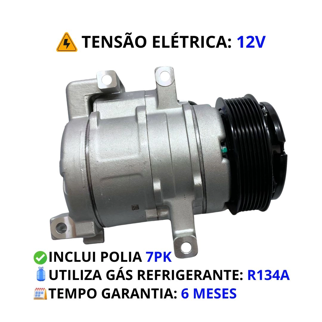 Compressor Ar Para Honda Civic 1.8 2012 a 2016 Delphi CS20549