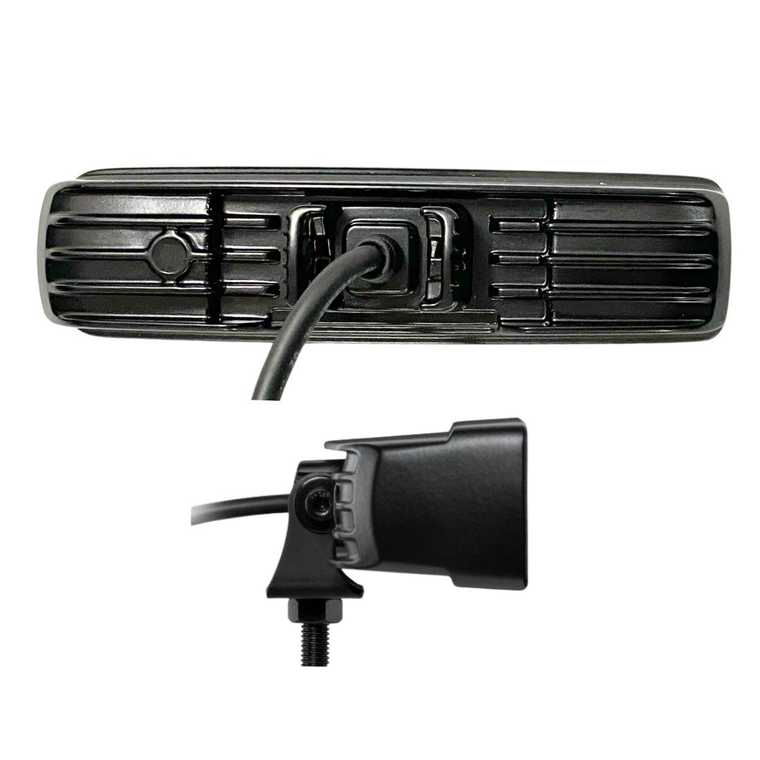 Par Barra Led Farol Neblina Auxiliar Black Magic Flood Hella