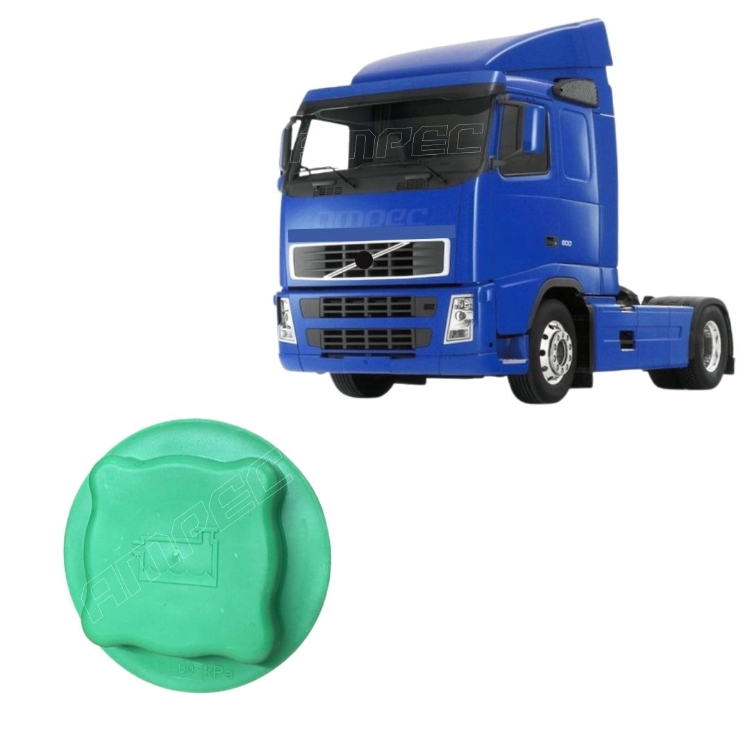 Tampa Reservatório Água Radiador compatível Volvo FH FM FH12 Tampa Reservatório Água Radiador compatível Volvo FH FM FH12