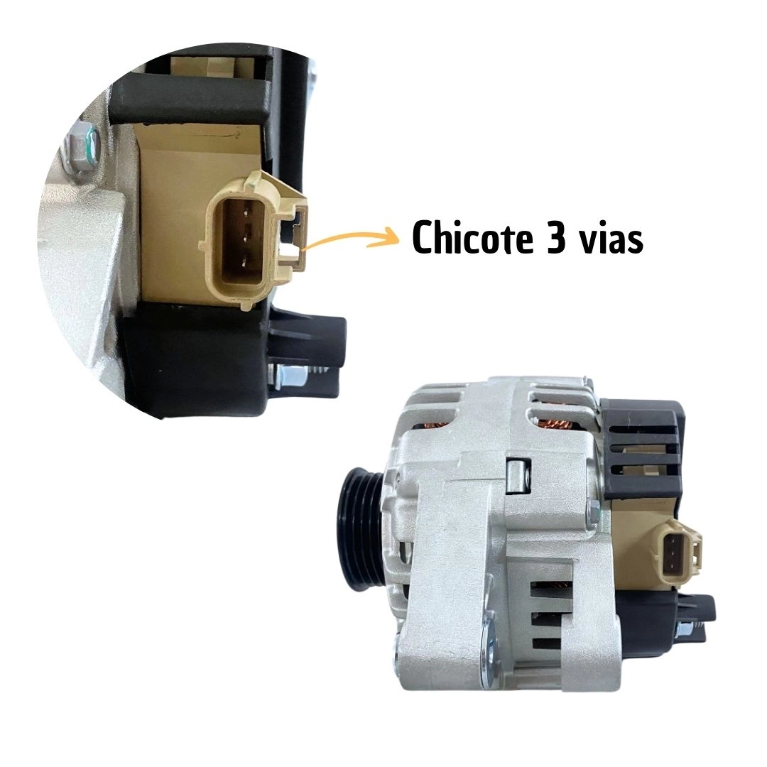 Alternador Para GM Celta Cruze Corsa Meriva Prisma 12V ZEN